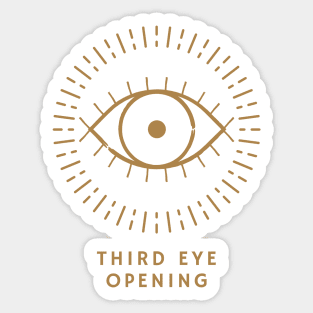 Unisex Third Eye Opening - Open Chakra Intuition Spiritual Power Yoga Meditation Zen Sticker